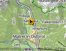 Karte: Schloss Weißenstein Tirol