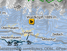 Karte: Burgruine Rabenstein Tirol