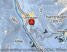 Karte: Badesee Umhausen