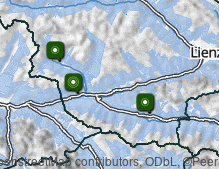 Karte: Hochpustertal - Osttirol