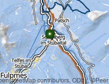 Karte: Schönberg im Stubaital