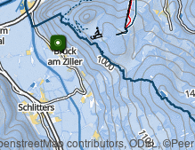 Karte: Bruck am Ziller