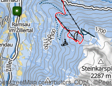 Karte: Ramsau im Zillertal
