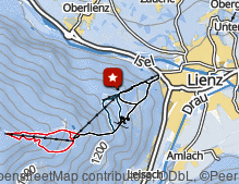 Karte: Ganzjahres-Rodelbahn Osttirodler