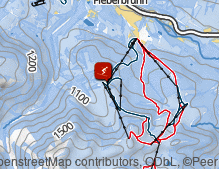 Karte: Skigebiet Fieberbrunn / area sciistica Fieberbrunn