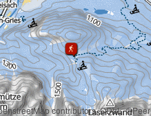 Karte: Wanderung zum Laserzsee