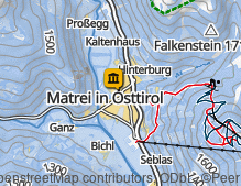 Karte: Heimatmuseum "Medaria" / Museo Locale "Medaria"