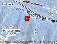 Karte: Bergtour zur Obstansersee-Hütte