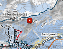 Karte: Wanderung am Rosannaweg