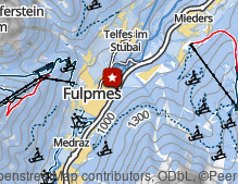 Karte: Stubaier Waldhochseilpark