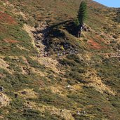 weg edel huette via hochleger herbstlandschaft