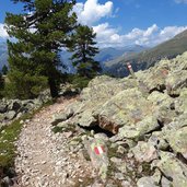 wanderweg zu den goldseen