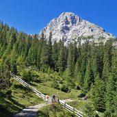 weg nr zur seeben alm dahinter sonnenspitze