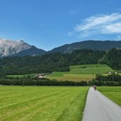 inntal radweg bei kolsass