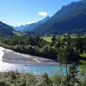 zusammenfluss lech und hornbach bei vorderhornbach