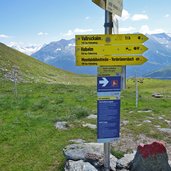 geiseljoch tuxer alpen wegweiser mtb route