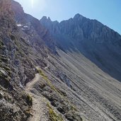 steig nr unter reither spitze und haermelekopf