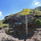 karnischer hoehenweg stoneman trail abzweigung hornischegg