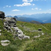 stoneman trail suedlich hollbrucker spitze richtung demut