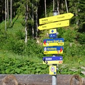 wegweiser wanderwege spertental kirchberg aschau und mtb routen