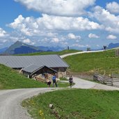 wanderer bei jufenalm