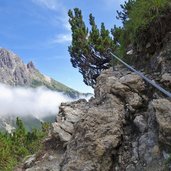 panorama blick drischlsteig von steig zu platteinspitzen und muttekopfhuette