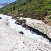 schneereste bei obere malfon alm