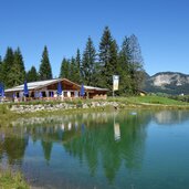 tauschers alm mit fischerteich bei graen haldensee