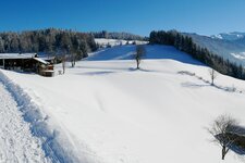 winter blick von hinterkogel hoefe auf zillertal fr