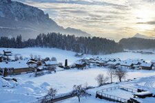 Kaiserwinkl Urlaub Winterlandschaft Rettenschoess Winter