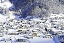 Landschaft Dorf Winter