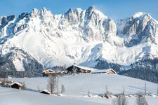 Landschaft Winter Wilder Kaiser