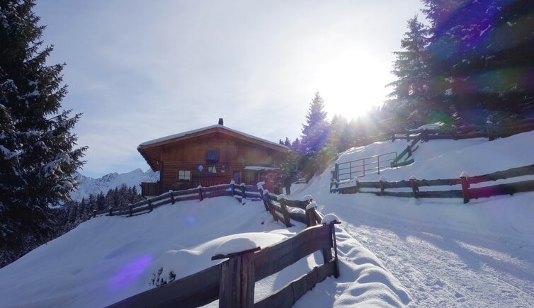 stubaital brandstatt alm winter