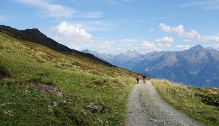 rundblick bei kreuzjoch und mitterwandskopf ober schafleitenalm fr