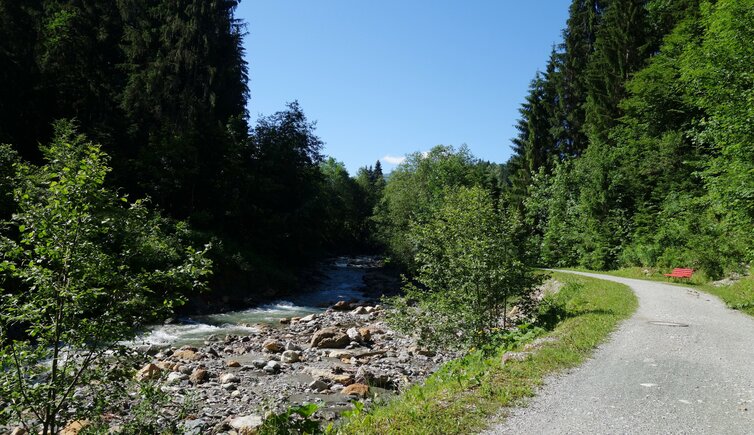 uferweg aschauer ache radroute