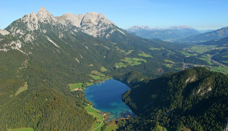 Hintersteiner See mit Wilder Kaiser Panorama