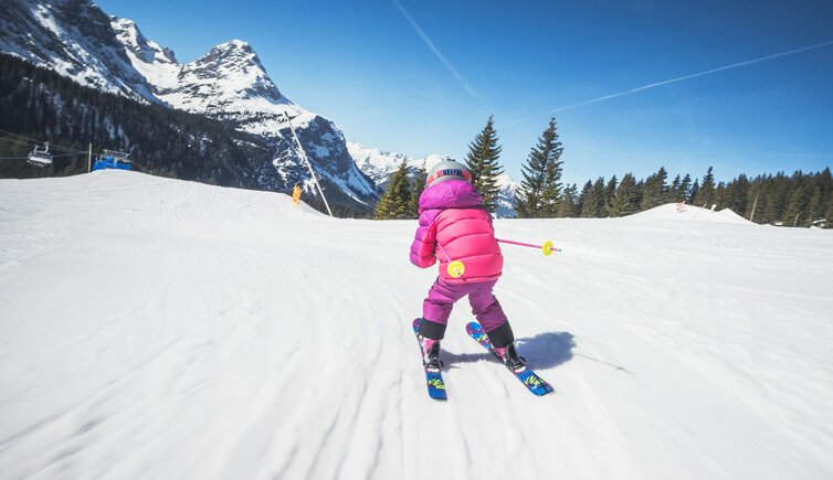 Skifahren Familie