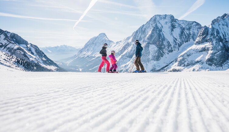 Skifahren Familie Zugspitz Arena