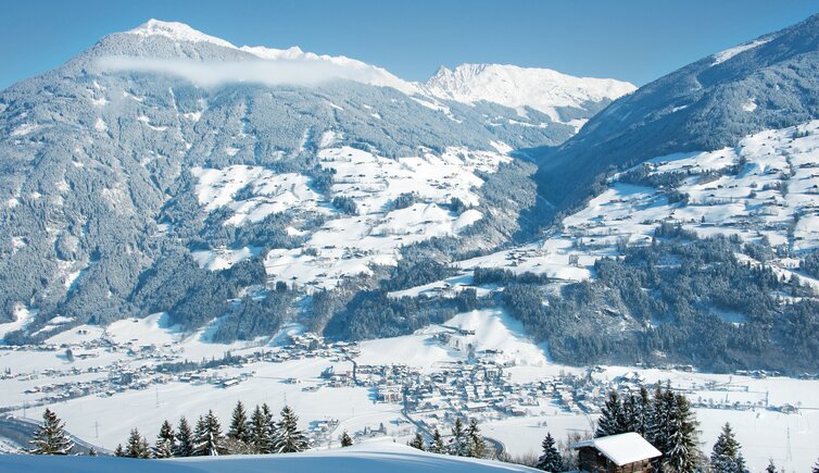 Winter in Stumm im Zillertal